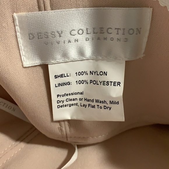 NWT. Dessy Collection Vivian Diamond Dress Size 10 - Picture 6 of 7